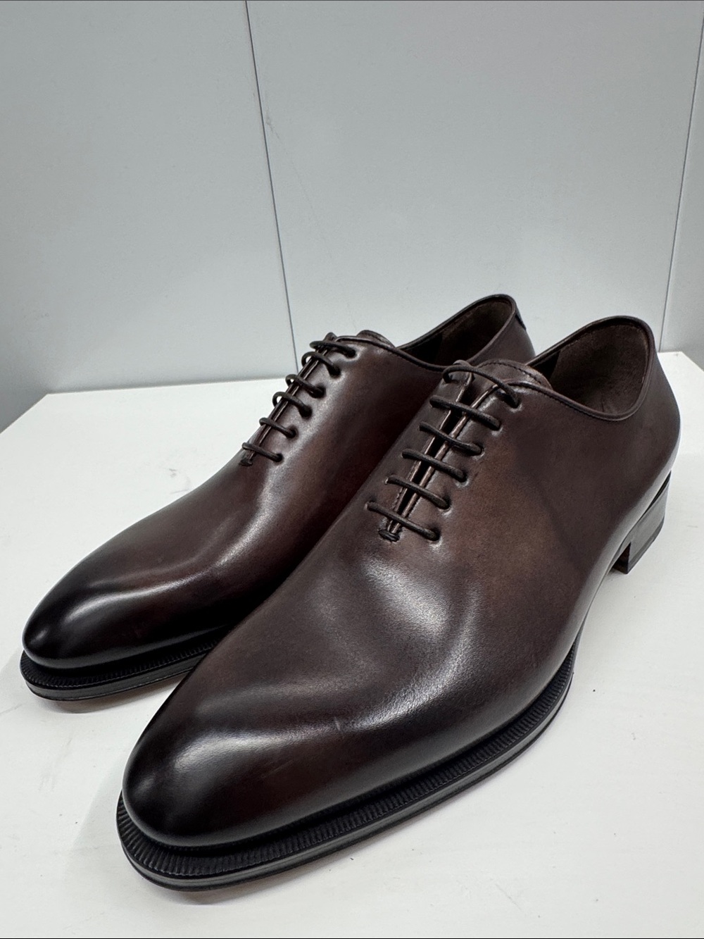 Caporicci Ombré Men’s Oxford Dress Shoes - Dark Brown size 9 1/2